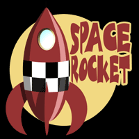 T-shirts and gifts with a unique space rocket design